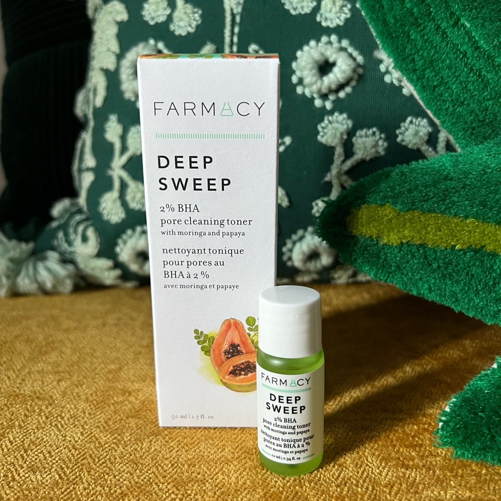 Farmacy’s Deep Sweep pore cleaning 2% BHA toner